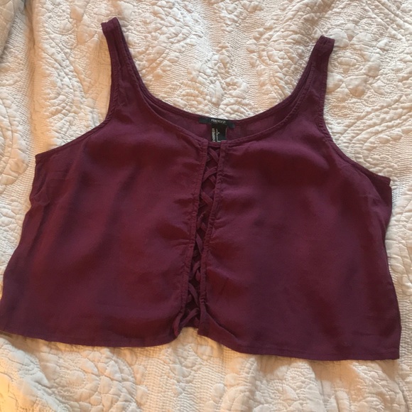 Forever 21 Crop Top Size L - Picture 4 of 4